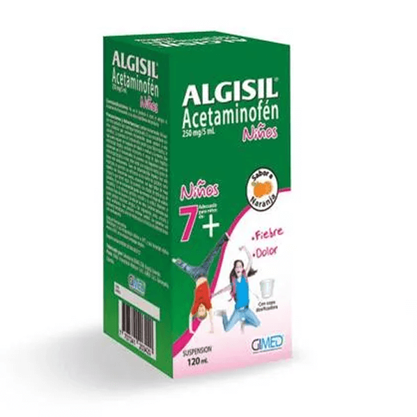 Algisil Acetaminofen 7+ Suspensión 120 ml
