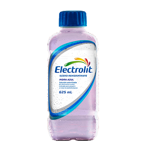 Electrolit Hidratante Mora Azul Botella 625 ml.