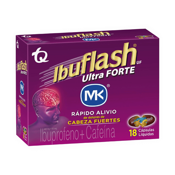 Ibuflash Ultra Forte 18 Cápsulas
